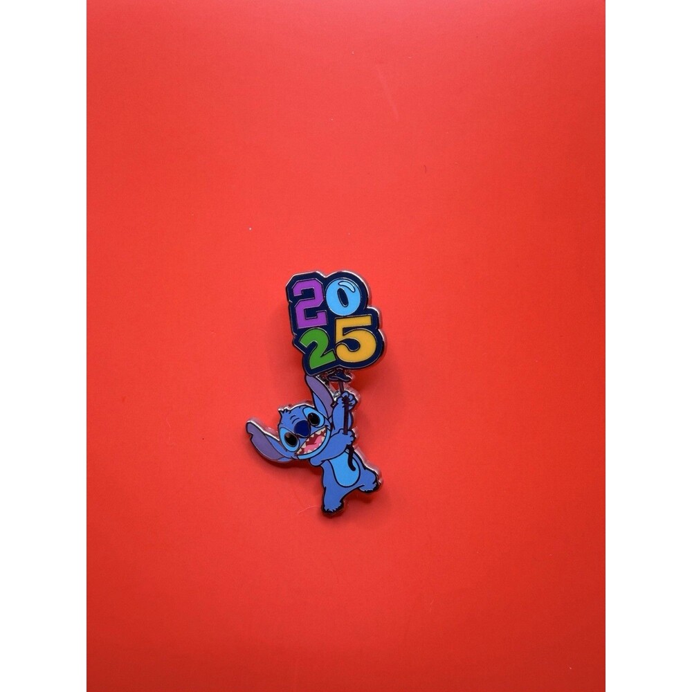 Disney Parks Pin 2025 Dated Balloons Booster Set - Stitch
